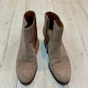 Franco Sarto Elysse Taupe Ankle Boots